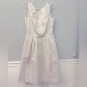 Alfred Sung Open Back Cocktail Dress, ivory, size 6, never worn!